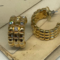 Thumbnail for Avon Gold Hoops with Rhinestones Bloomers and Frocks 