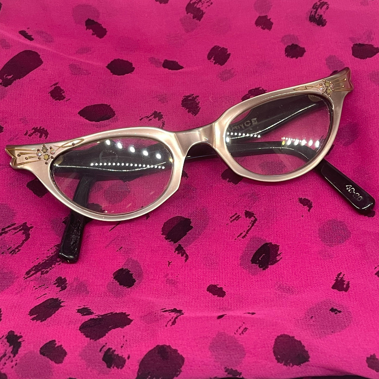 1950’s Pink Cat-eye Glasses (Barbie) Bloomers and Frocks 