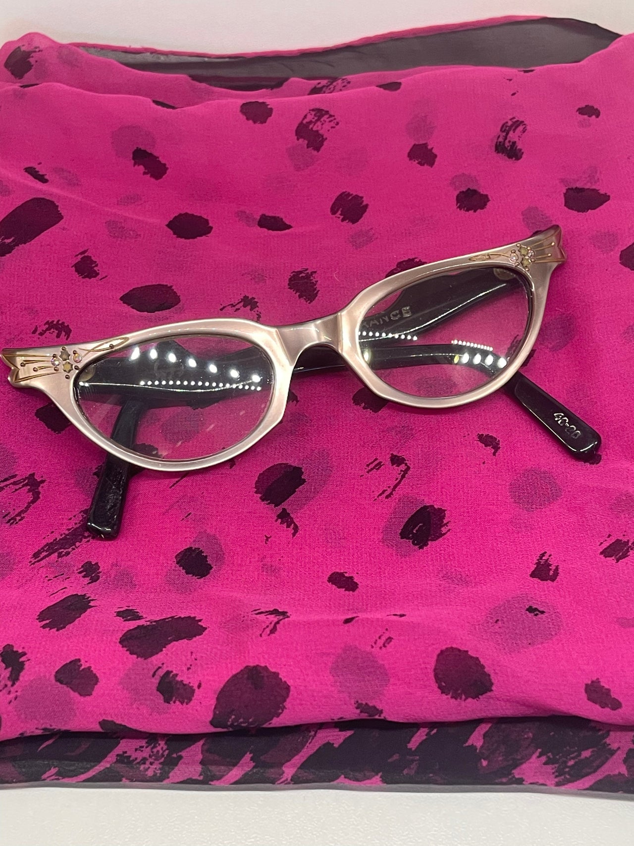1950’s Pink Cat-eye Glasses (Barbie) Bloomers and Frocks 