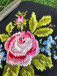 Thumbnail for 1960s Black Needlepoint Purse Bloomers and Frocks 