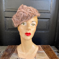 Thumbnail for 1960’s Blush Lampshade Hat Hat Bloomers and Frocks 