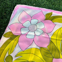 Thumbnail for 1960s Pink and Green Floral Vera Silk Scarf Bloomers and Frocks 