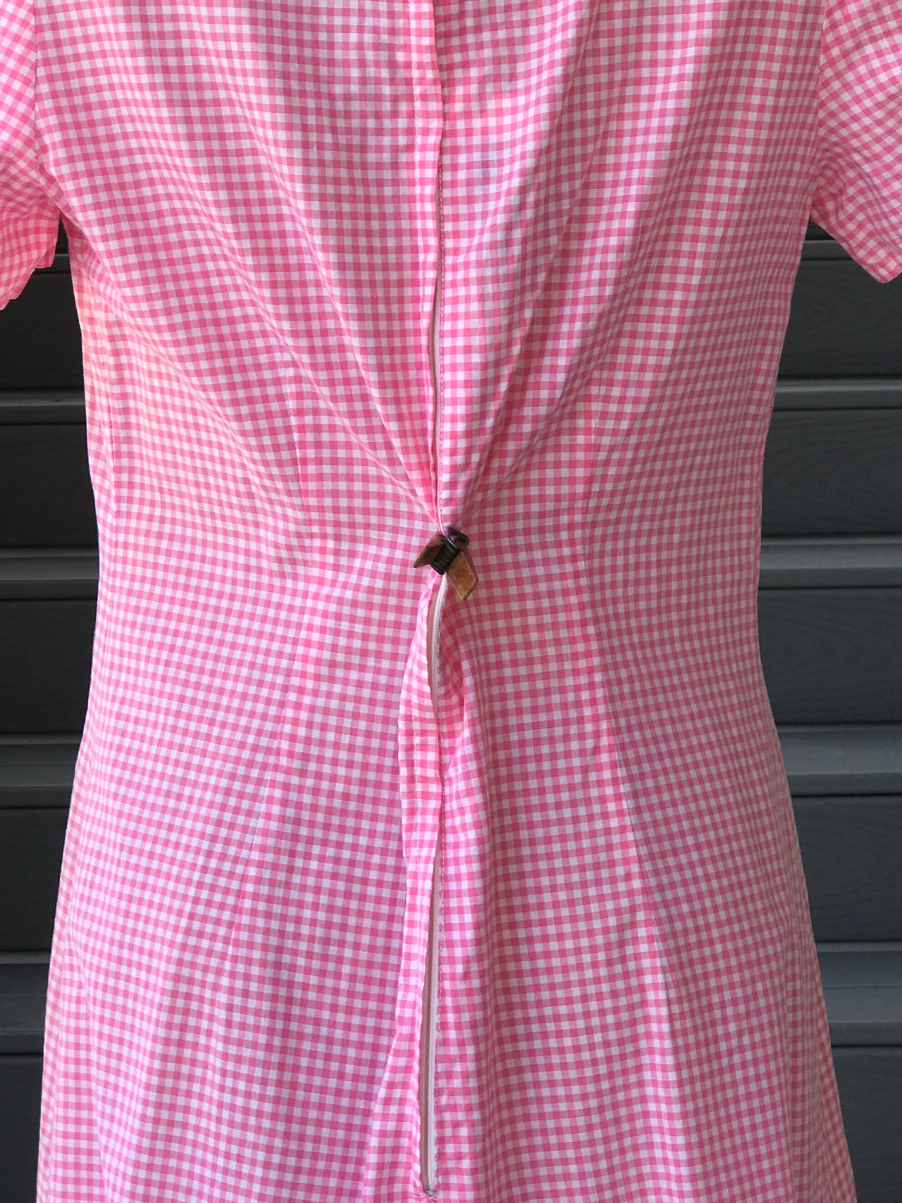 1960s Pink Checkered Day Dress Bloomers and Frocks 