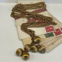 Thumbnail for 1970’s Gold Ball Trio Chain Lariat Bloomers and Frocks 