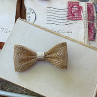 Thumbnail for 1980's Mesh BowTie Brooch Jewelry Bloomers and Frocks 
