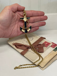 Thumbnail for 1980’s Navy & Cream Anchor Pendant Bloomers and Frocks 
