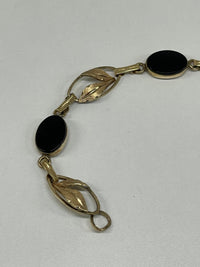Thumbnail for Black Gold Leaf Bracelet Bloomers and Frocks 