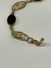 Thumbnail for Black Gold Leaf Bracelet Bloomers and Frocks 