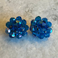 Thumbnail for Blue Beaded Clip On Earrings Bloomers and Frocks 