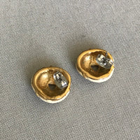 Thumbnail for Enamel Cream Earrings Jewelry Bloomers and Frocks 