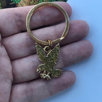Thumbnail for Gold Glitter Eagle Keychain Accessory Bloomers and Frocks 