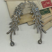 Thumbnail for Long Rhinestone Earrings Bloomers and Frocks 