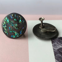 Thumbnail for Mother of Pearl Sterling Silver Clip Earrings Jewelry Bloomers and Frocks 