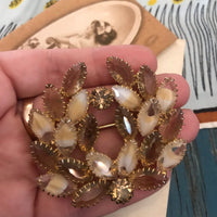 Thumbnail for Shades of Citrine Wreath Brooch Jewelry Bloomers and Frocks 