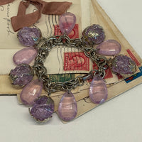 Thumbnail for Silver and Purple Charm Bracelet Bloomers and Frocks 