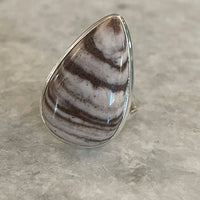 Thumbnail for Sterling Silver and Zebra Jasper Ring Bloomers and Frocks 
