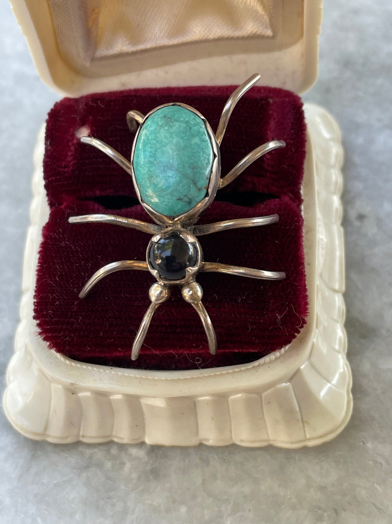 Sterling Silver Spider Brooch Jewelry Bloomers and Frocks 