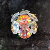 Thumbnail for Vintage Dichroic Aura Rhinestone Brooch Jewelry Bloomers and Frocks 