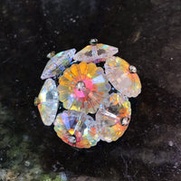 Thumbnail for Vintage Dichroic Aura Rhinestone Brooch Jewelry Bloomers and Frocks 