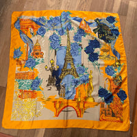 Thumbnail for Yellow Eiffle Tower Scarf Bloomers and Frocks 